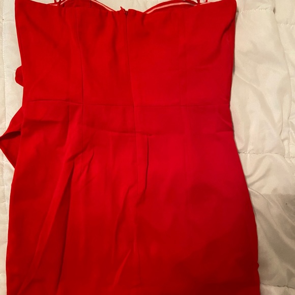 Boutique Red Strapless Dress - New with Tags! - Picture 6 of 6